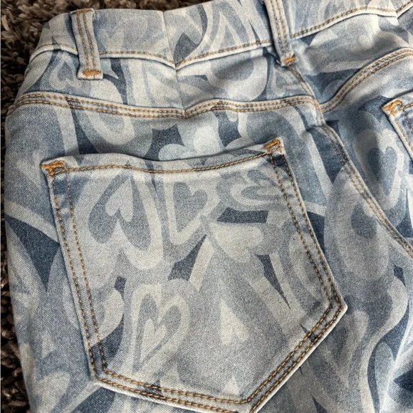 XL (14-16) Blue Flare Jeggings Wonder Nation - Picture 3 of 6